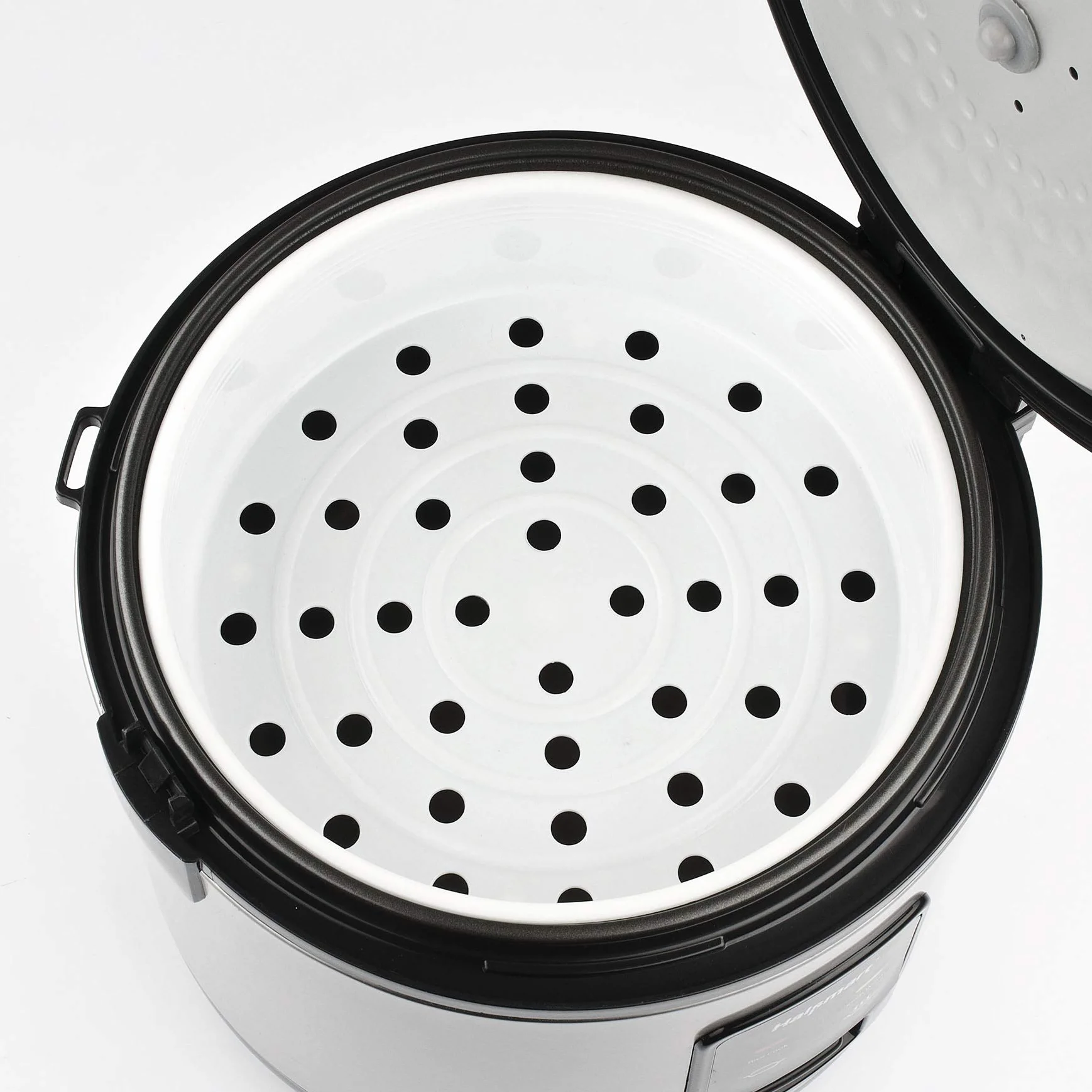 G3 Ferrari G10099 Sakuri So' Cuociriso, 700 W, Grandi capacità 1.8 Litri/10 tazze, Pentola antiaderente rimovibile, Mantenimento in caldo, Vassoio, Cucchiaio per riso, Misurino, Corpo Inox