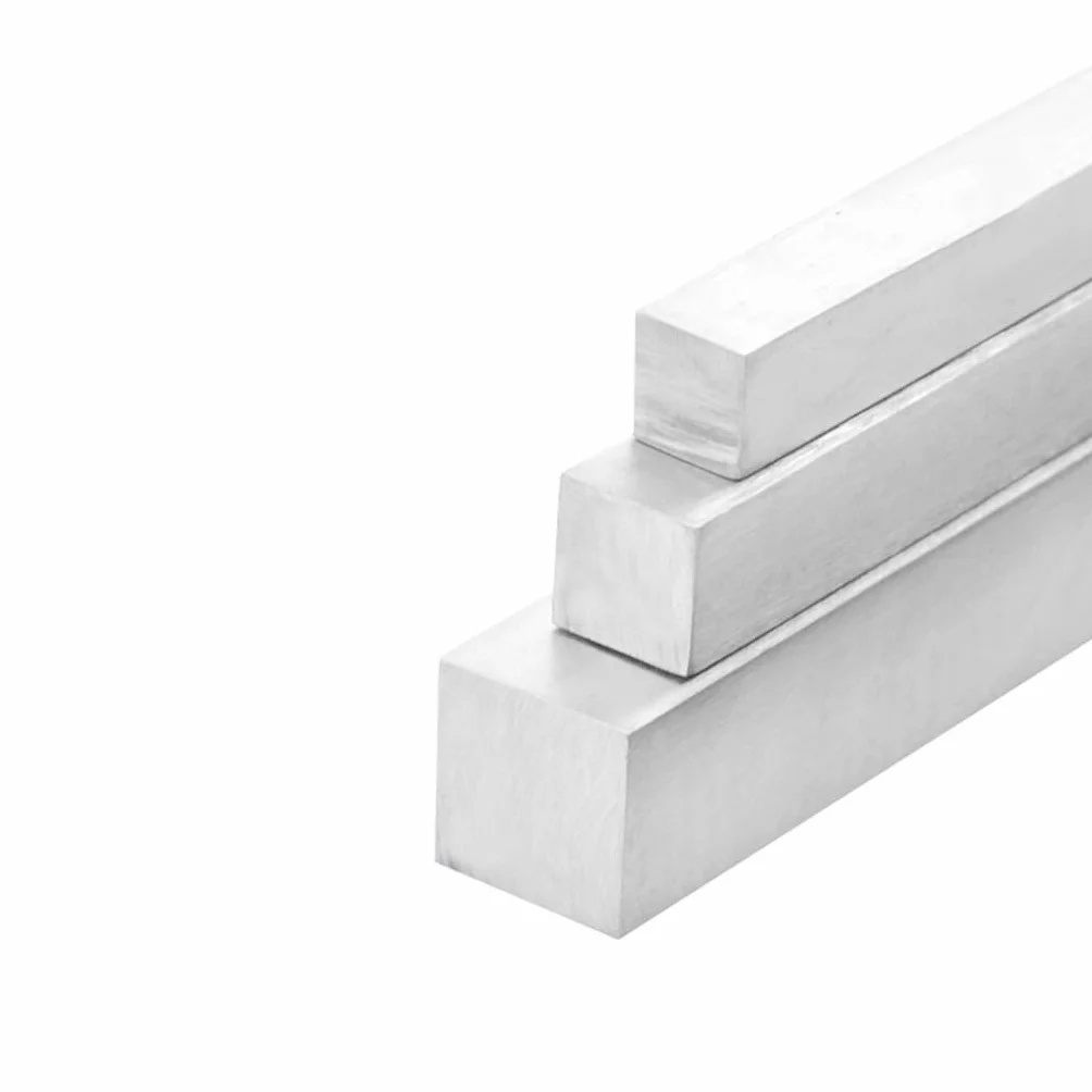 Barra Quadra Acciaio Inox AISI 304 6-30 mm Ø 8x8 mm 1 Metro