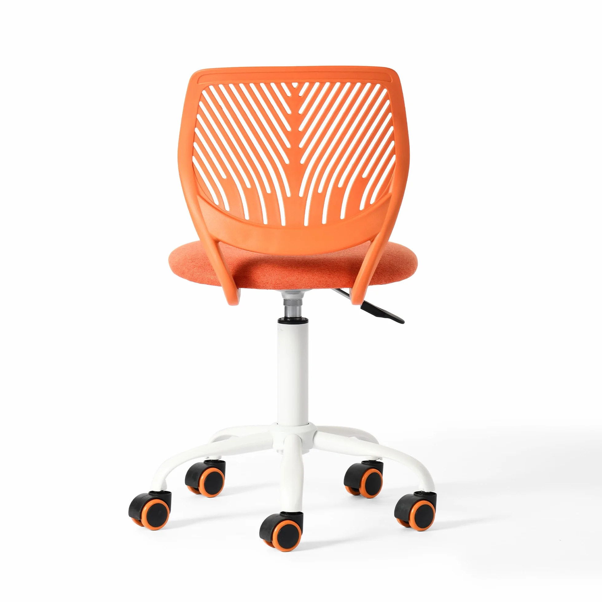 FurnitureR Sedia ergonomica scolastica con schienale in rete traspirante, altezza regolabile, 360° girevole