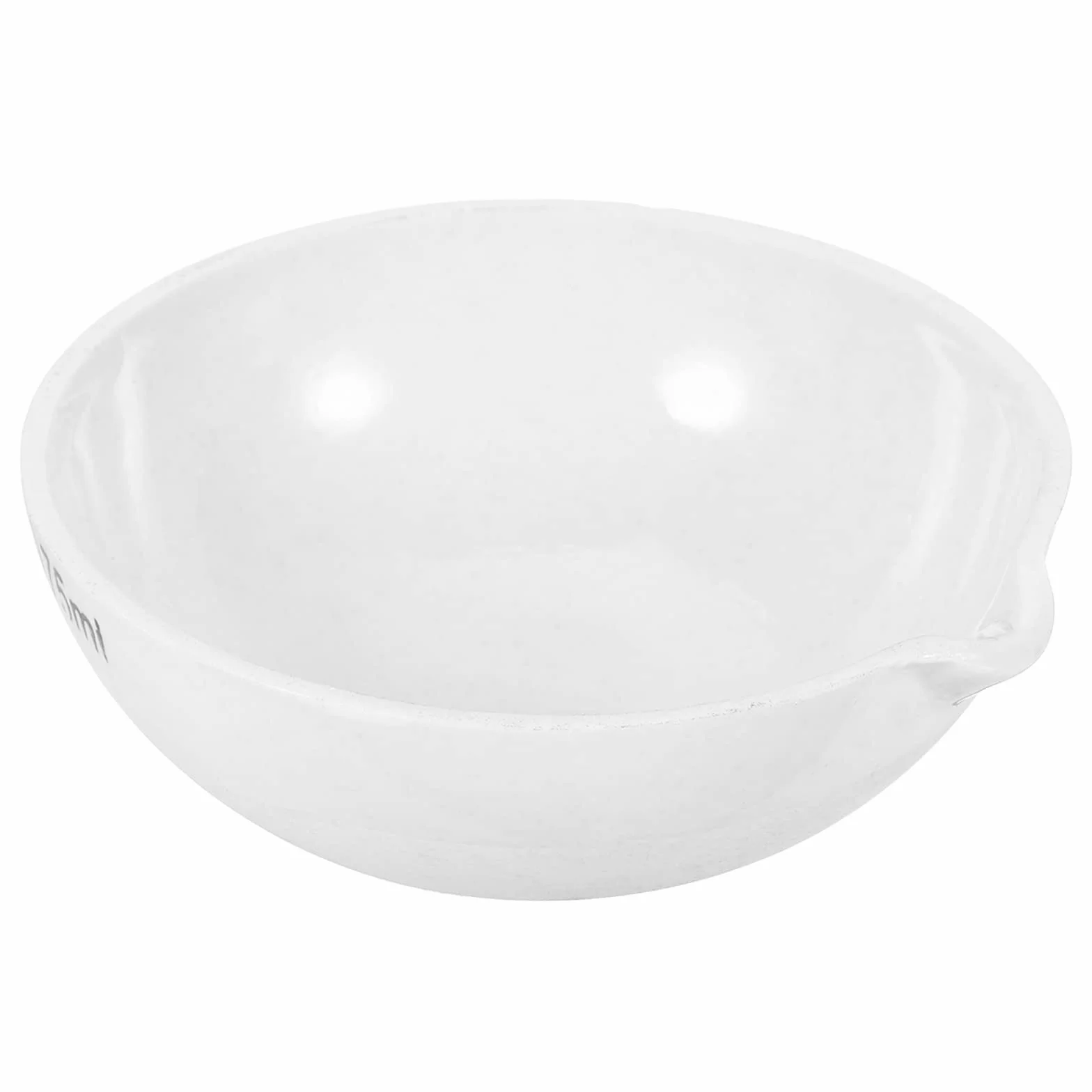 PATIKIL 75ml Piatto Crogiolo Porcellana Vaschetta Evaporazione Ceramica Vaso Tazza per Fondere Squagliare Raffinare