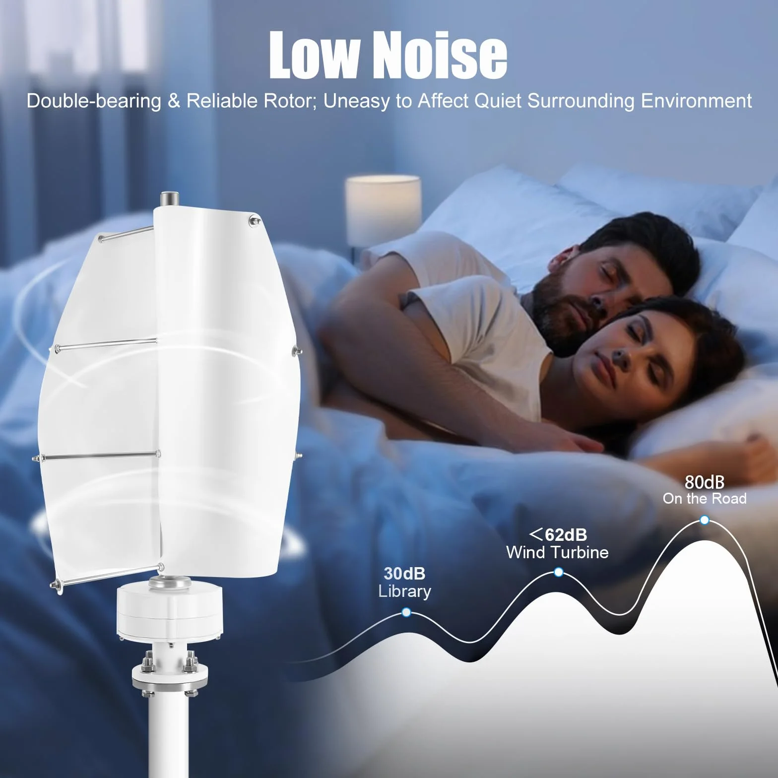 Generatore di turbine eoliche verticali da 500 W 12 V con regolatore eolico a levitazione magnetica verticale turbine eoliche,turbine eoliche domestiche,Per casa, giardino, barca