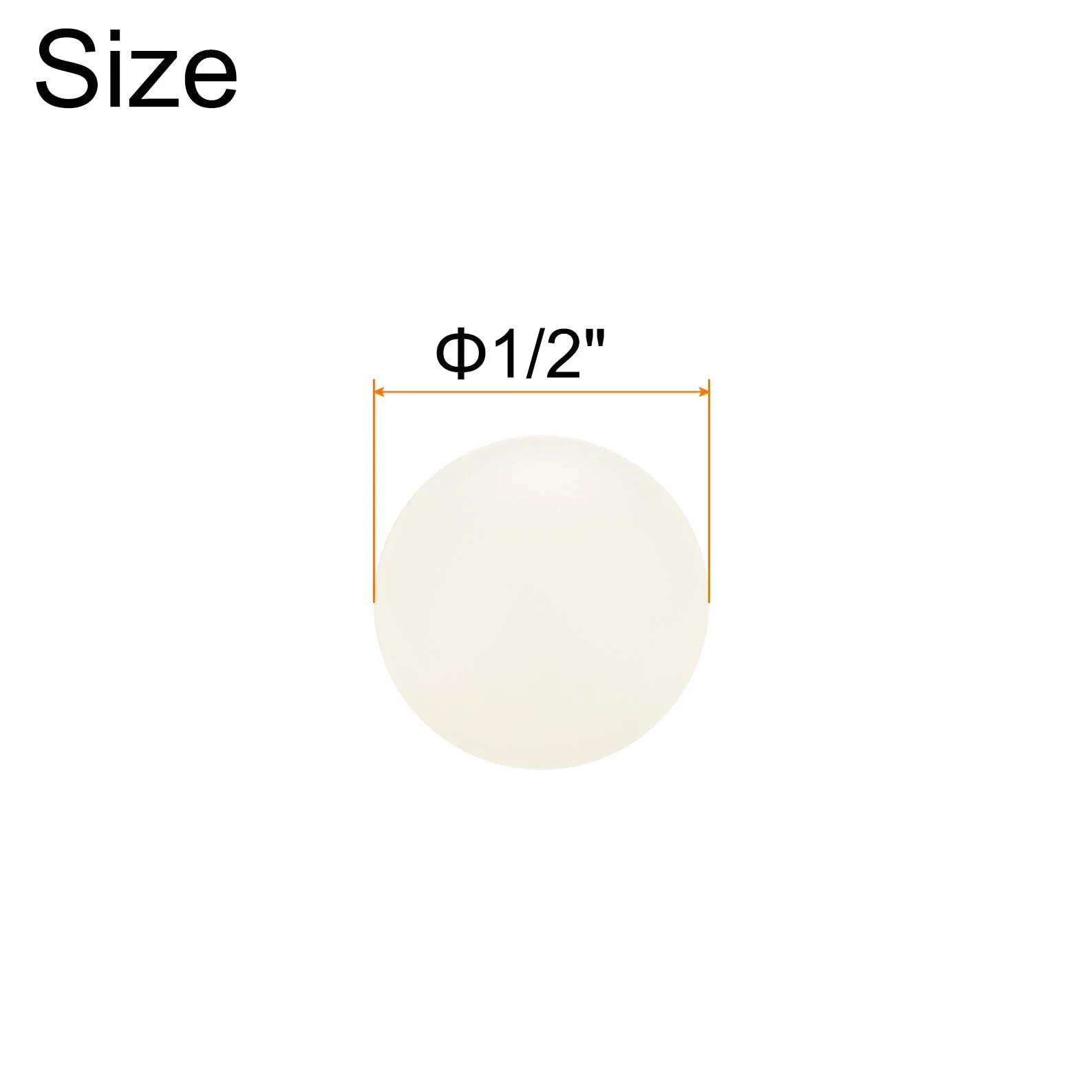 QUARKZMAN 50pz PP Plastica Cuscinetti Sferici 1/2" 12,7mm G1 Precisione Mini Sfere