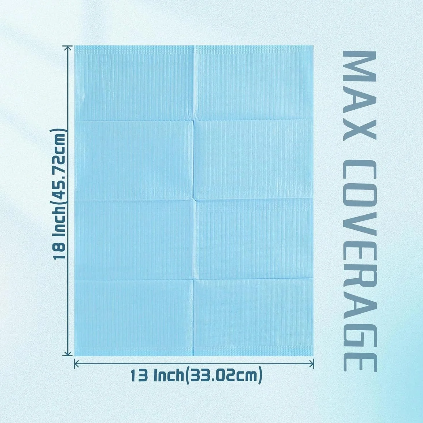 Bavaglini Dentali TNT 500 Pezzi 33x45cm Salviette Monouso per Tatuaggi e Centri Benessere