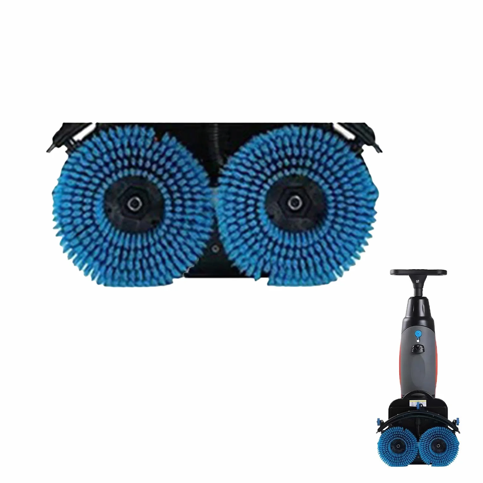 Accessori per Lavapavimenti E Lavasciuga Pavimenti Commerciali, Larghezza di Pulizia 17'', Doppia Spazzola, Lavasciuga Pavimenti Elettrica per Vari Tipi di Pavimento aPairofBrushes