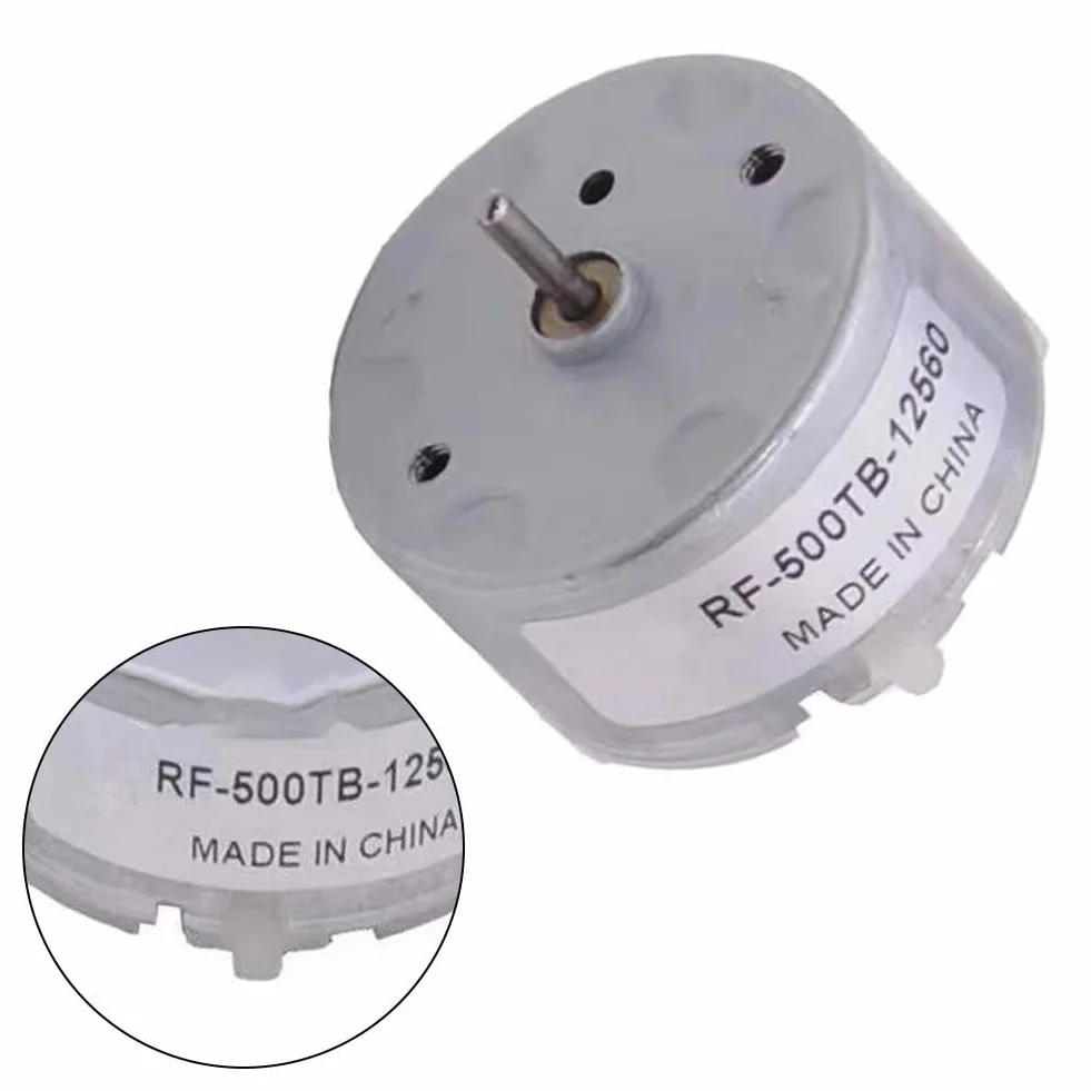 Motore DC RF 500TB 12560 per dispositivi di allarme e macchine spray, ampia compatibilità di tensione (3 V 12 V), prestazioni di funzionamento fluido