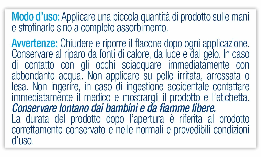 Gel Igienizzante Mani Alcool 70% 80 ml