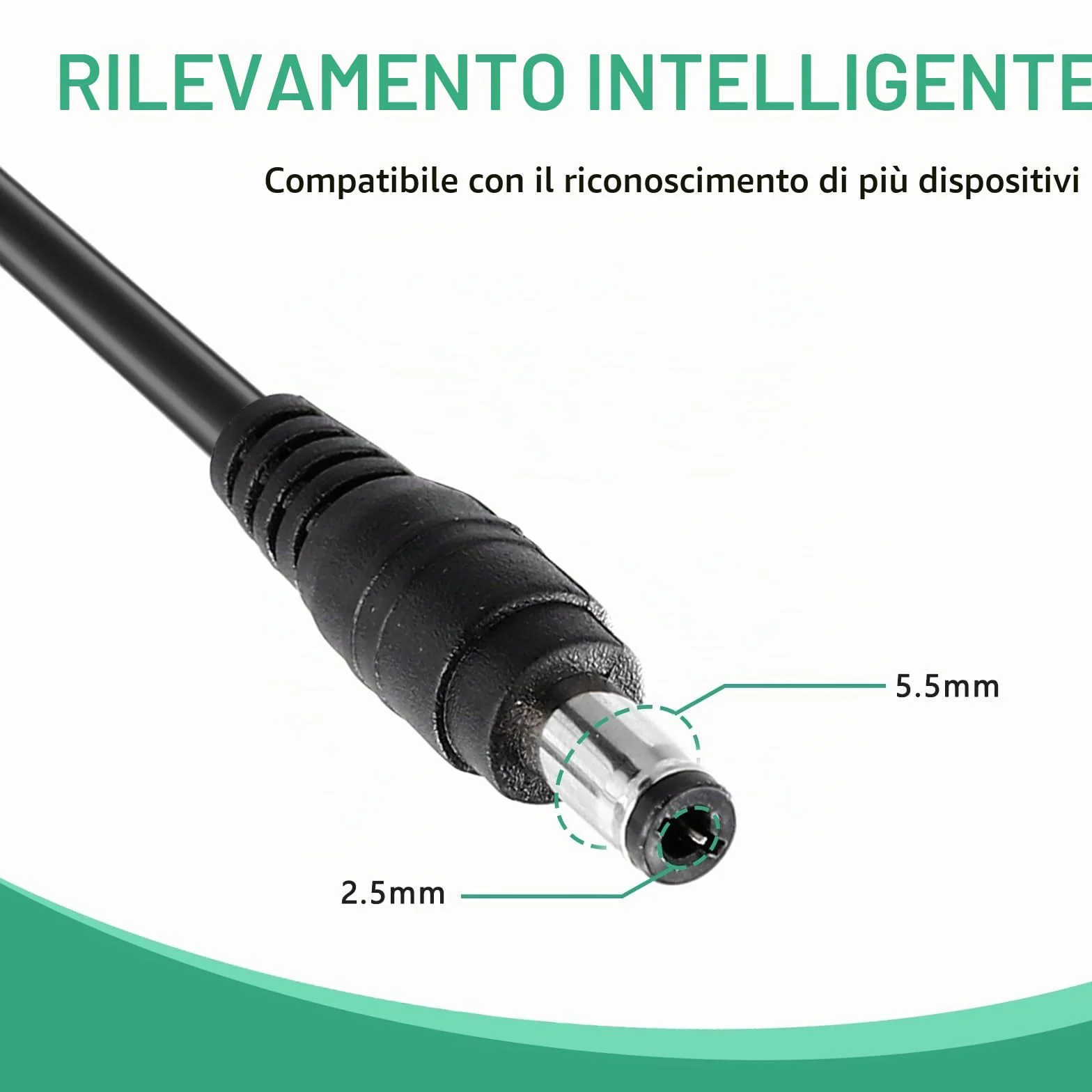 Trasformatore Universale 24V 3A 72W Alimentatore CA a CC Driver LED per Strisce