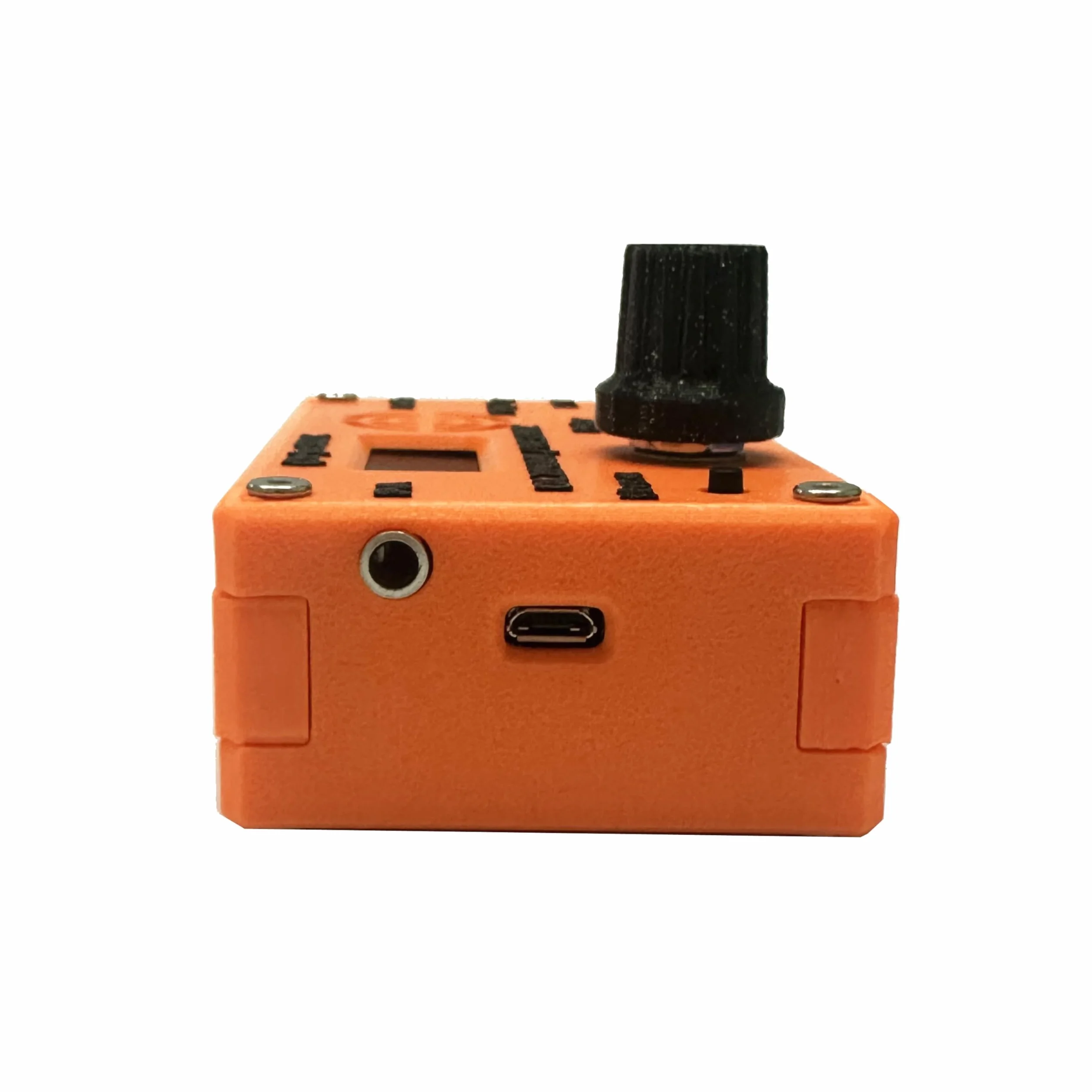 Ricetrasmettitore QRP 5-Band usdx PE1NNZ DL2MAN custodia arancione stampa 3D