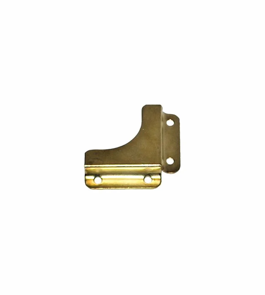 Angoli per Fissaggio Specchi 25x25 mm 4 Pezzi Ottone Acciaio