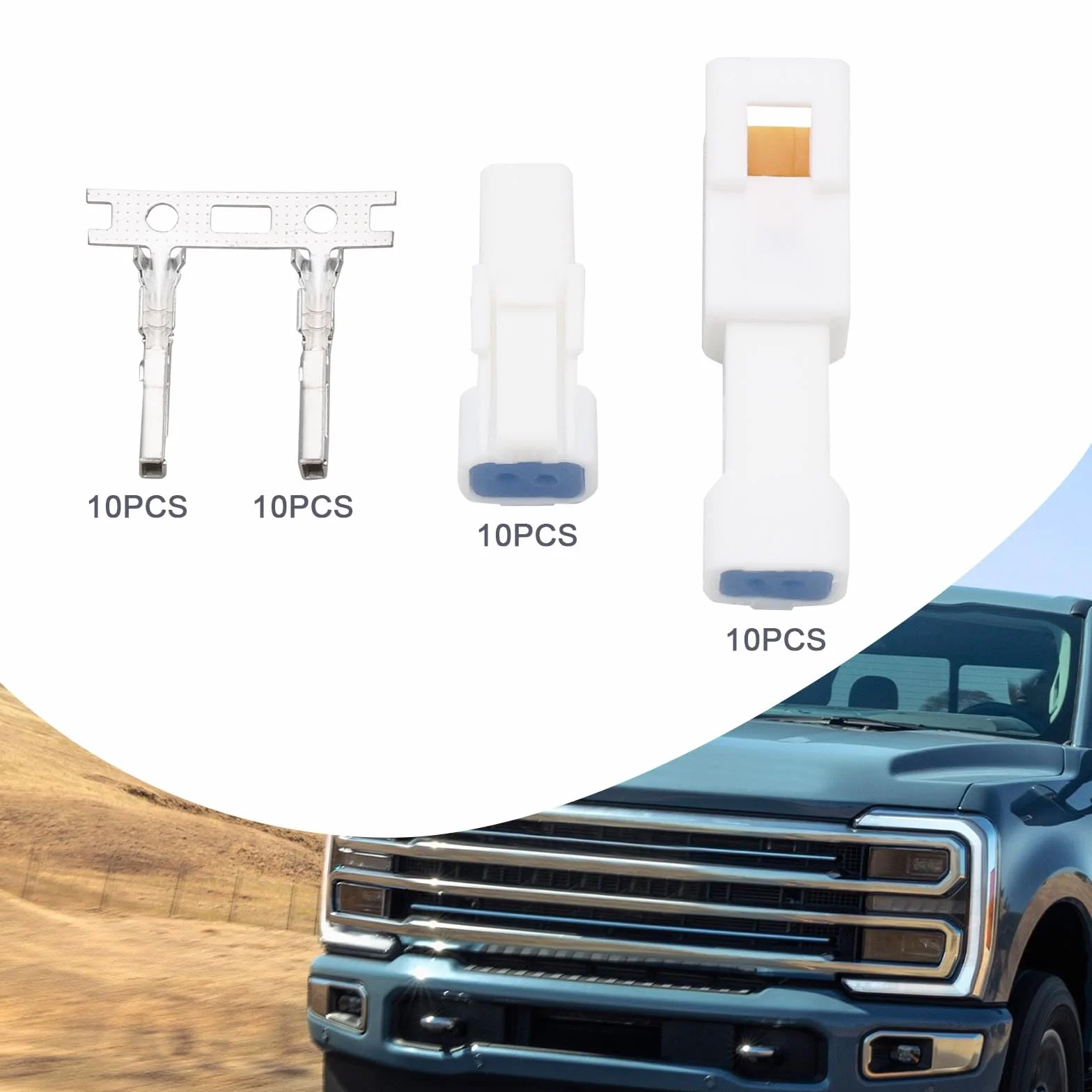 EMSea 10 Set 2 Pin Connettore JST Maschio/Femmina Impermeabile Mini Caso 02T/02R-JWPF per Auto Cablaggio Connettore