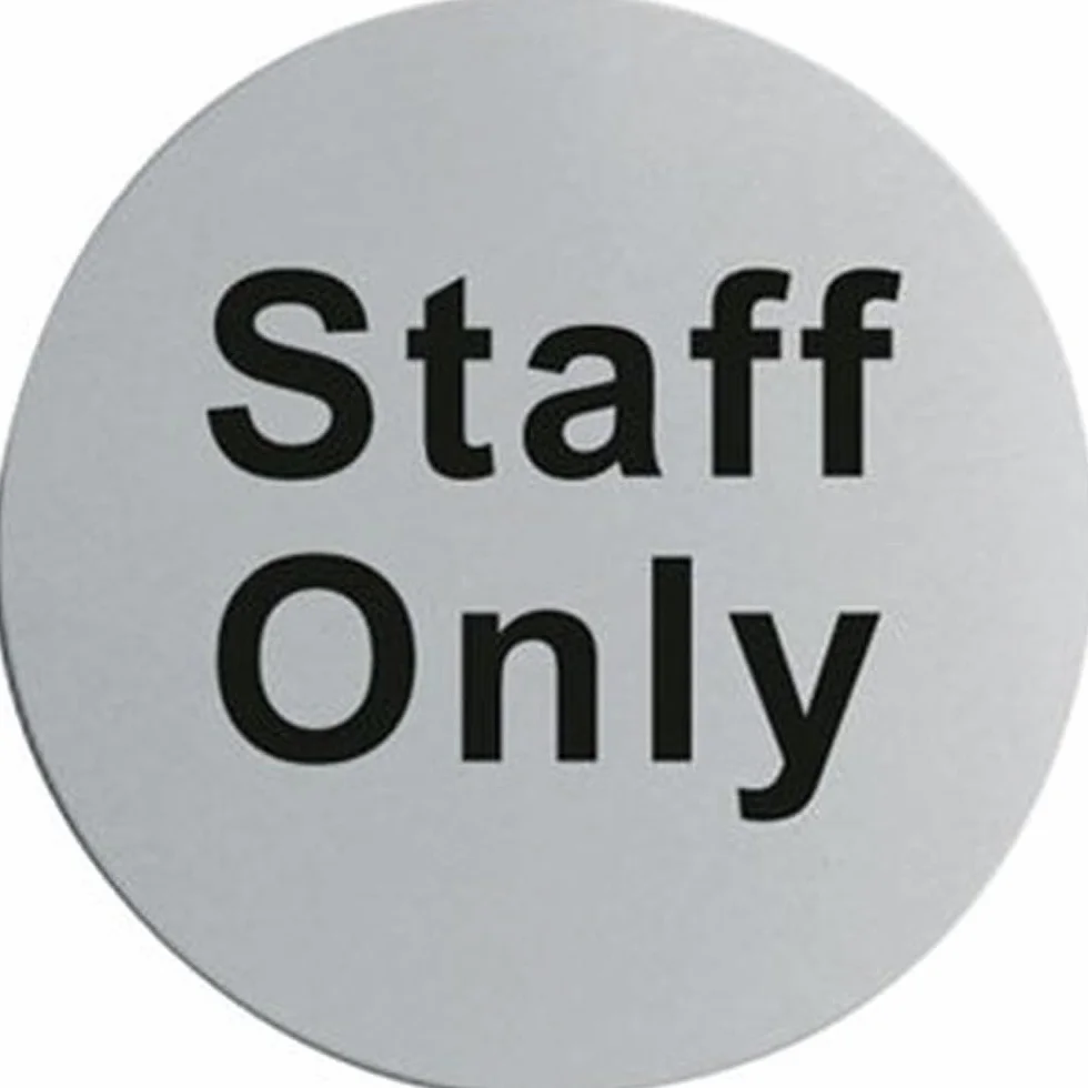 Porta in acciaio INOX U060 sign-staff solo