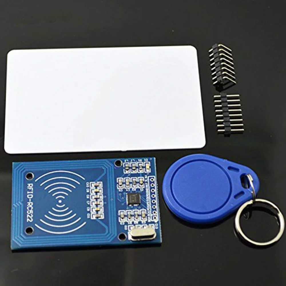 MFRC-522 RFID Kit RF IC Card Sensor Module S50 scheda in bianco Portachiavi compatibile per Arduino Raspberry Pi