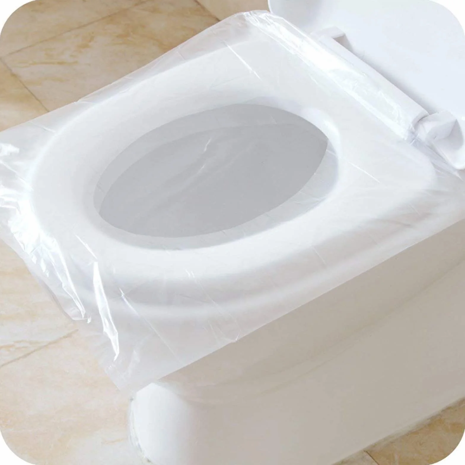 Copriwater usa e getta PO, tappetino portatile per WC, monouso, imballaggio indipendente, protezione igienica per viaggi
