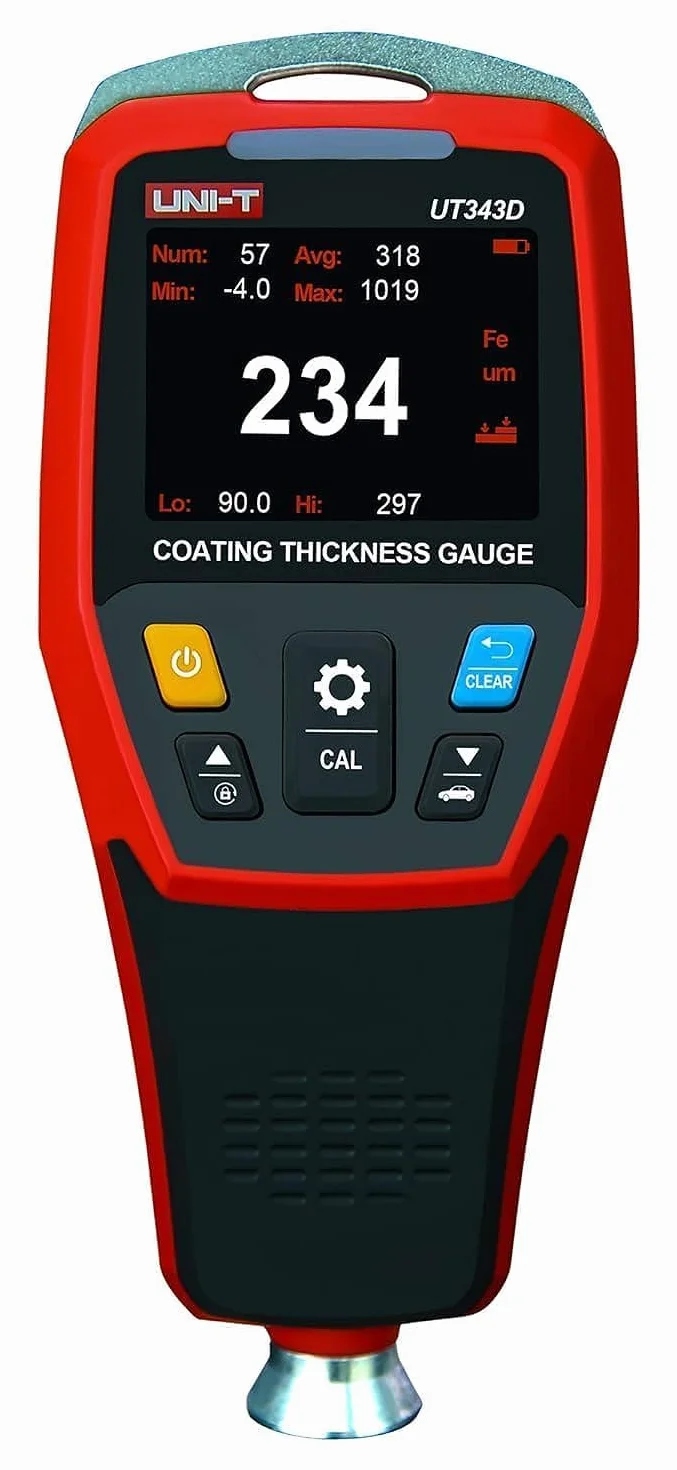 UNI-T UT343D Misuratore di spessore di rivestimento 0-1250 µm