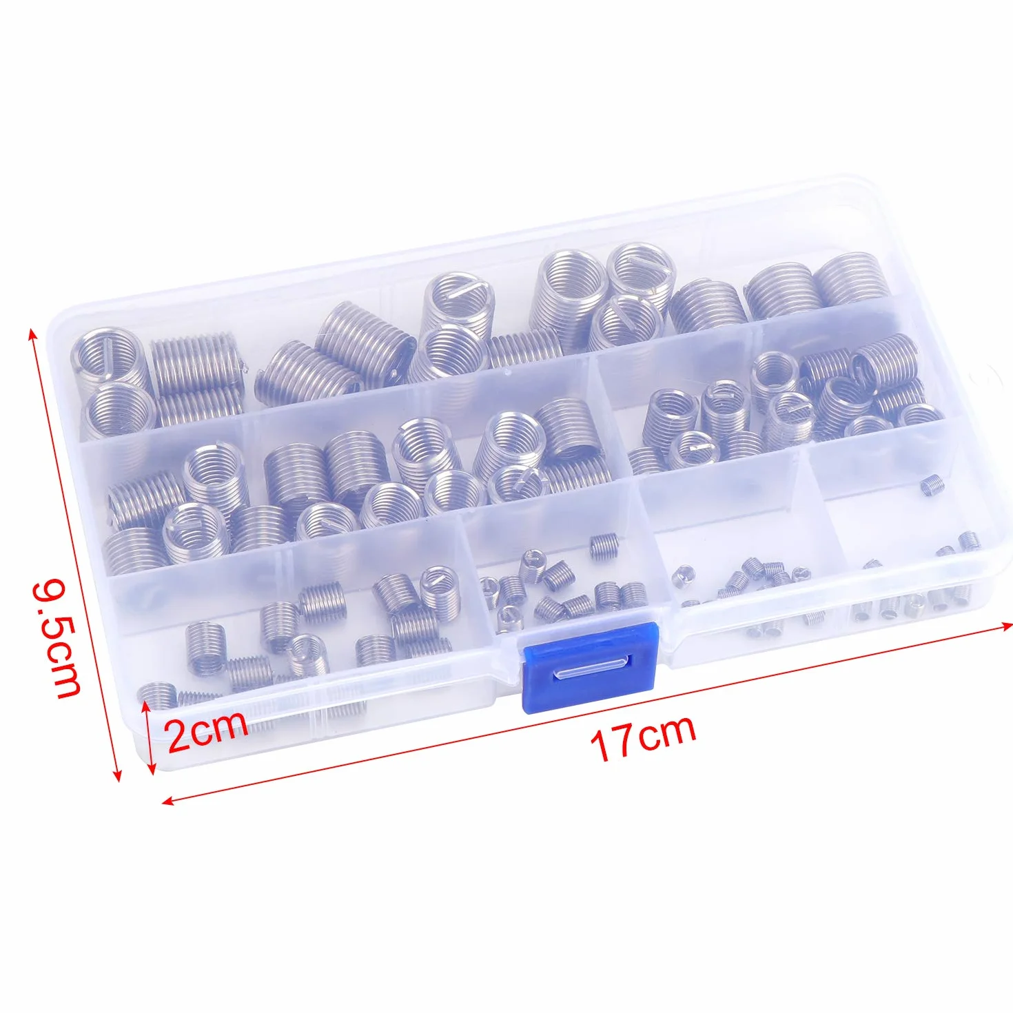 Inserti filettati Helicoil in acciaio inossidabile M3 M4 M5 M6 M8 M10 M12 105 pezzi