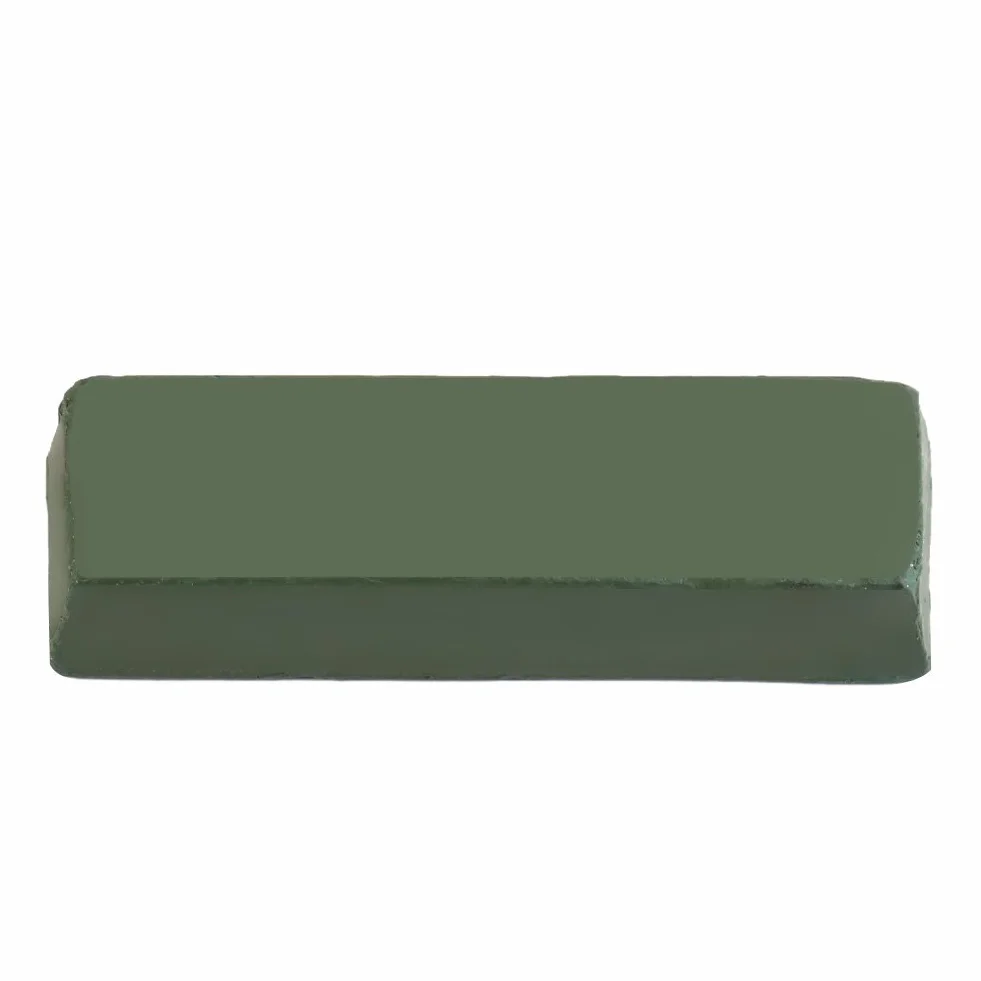 Pasta lucidante cromo ossido 140g verde fine abrasiva lucidatura cera affilatura