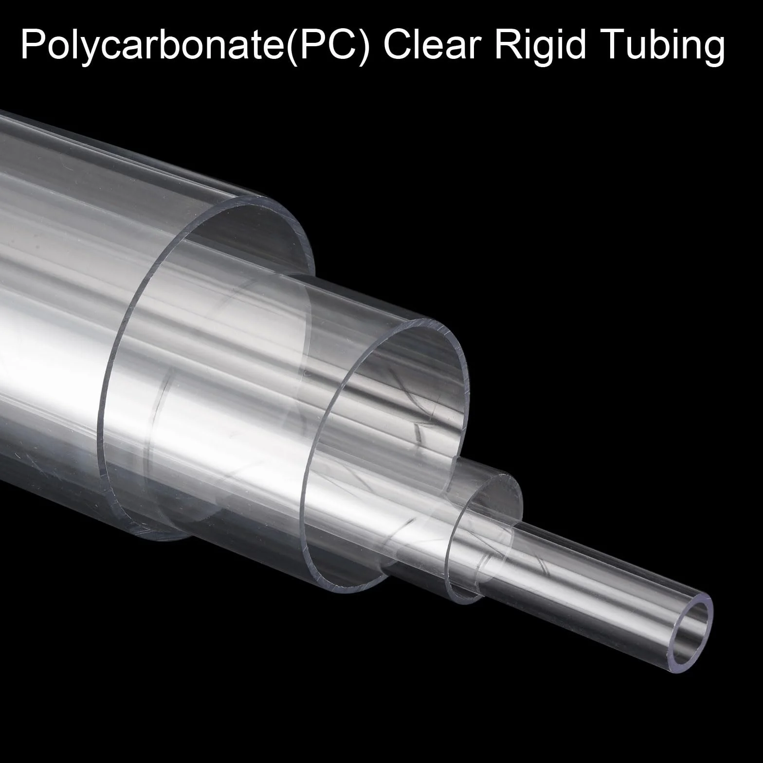 QUARKZMAN Tubo rigido rotondo trasparente 23mm x 27mm x 0.5Ft Tubo in plastica