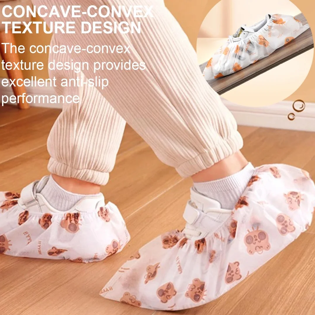 Copriscarpe Monouso in TNT Ultra Resistenti 100 Pezzi usa e getta