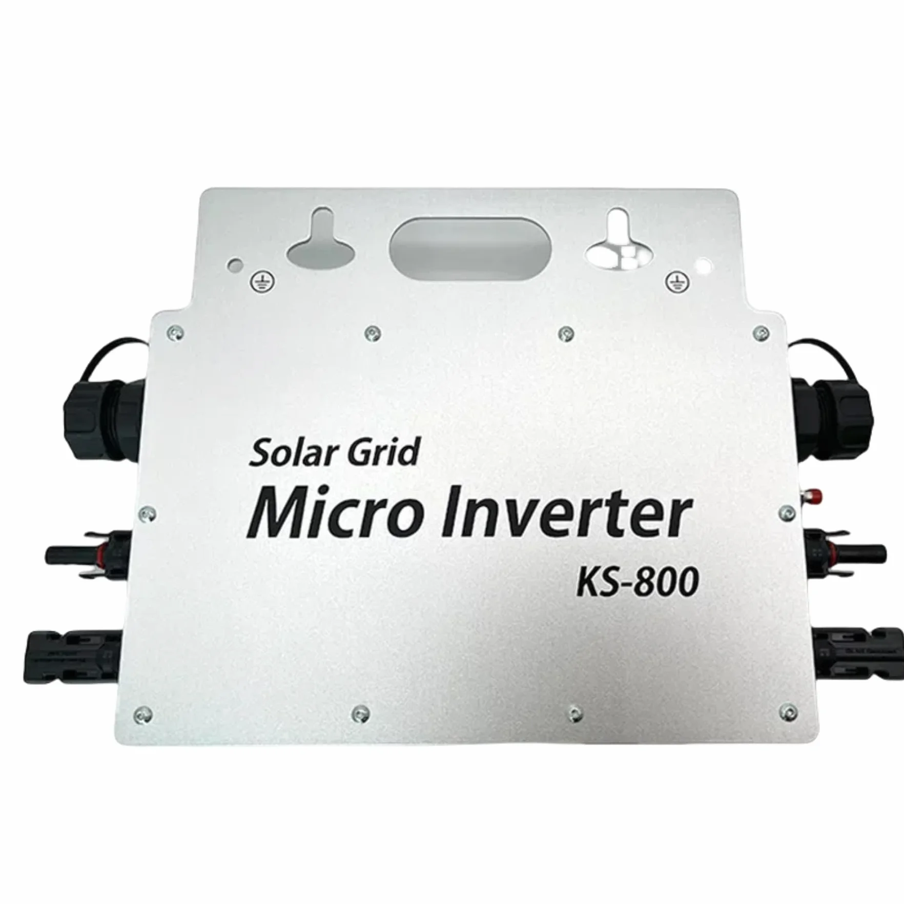 800W Micro Inverter Solar Grid Tie con schermo di monitoraggio dati AC IP67 con App WLAN per 2 moduli solari per centrale elettrica da balcone Centrale elettrica da balcone Inverter 190-270V AC