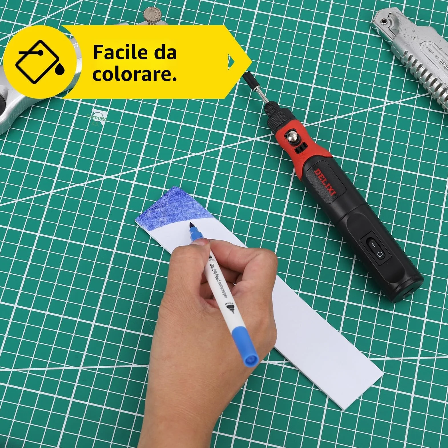 Eva Foam Bianca 1mm 34x124.5cm Alta Densità 86kg/m3 per Cosplay Fai da Te