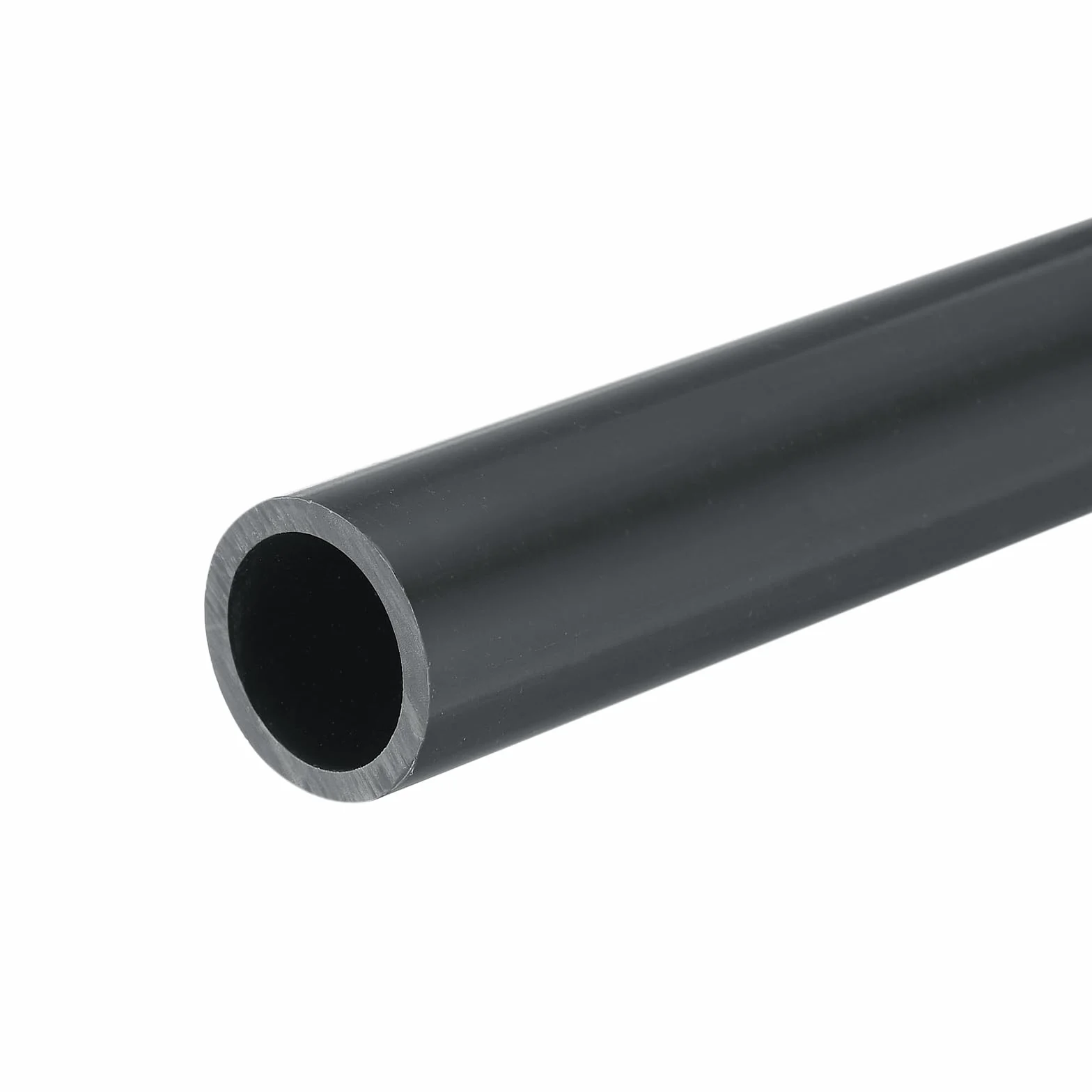 Tubo Rigido Rotondo in PVC 17,6mm ID 22mm OD 330mm Grigio Scuro Alta Resistenza per Tubi d'Acqua Guaina Cavi