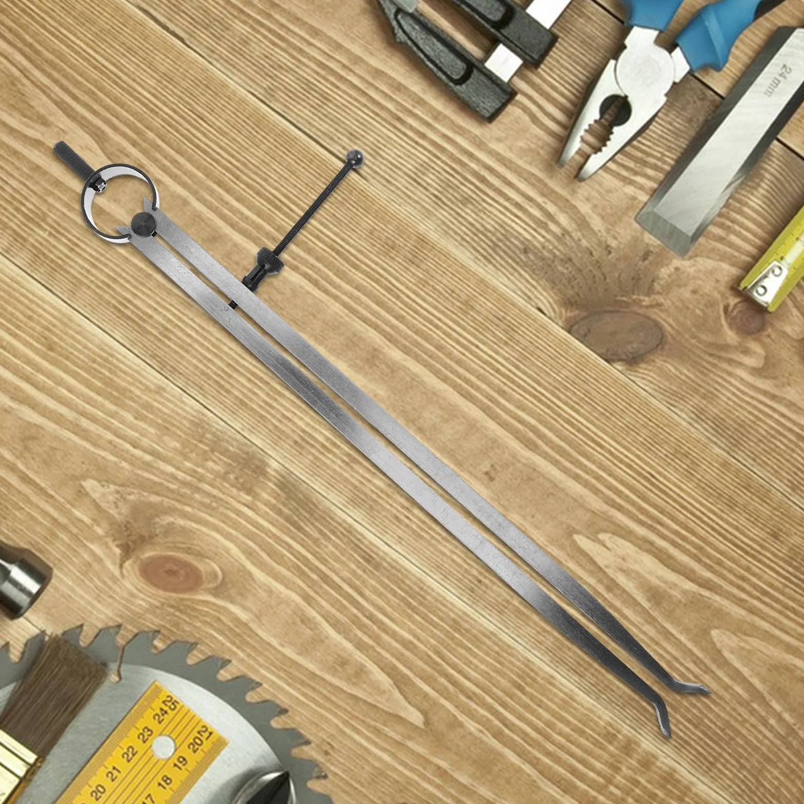 Calibro a Molla 300mm Strumento di Misurazione per Metalli e Legno Professionale