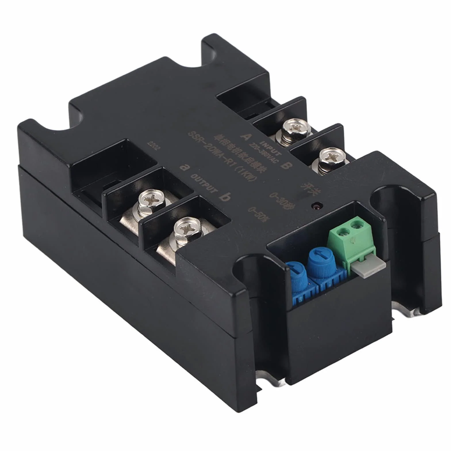 SSR-20WA-R (1KW) Avviamento graduale motore bifase monofase, modulo ottico modulo soft start con fondo in alluminio(Module)