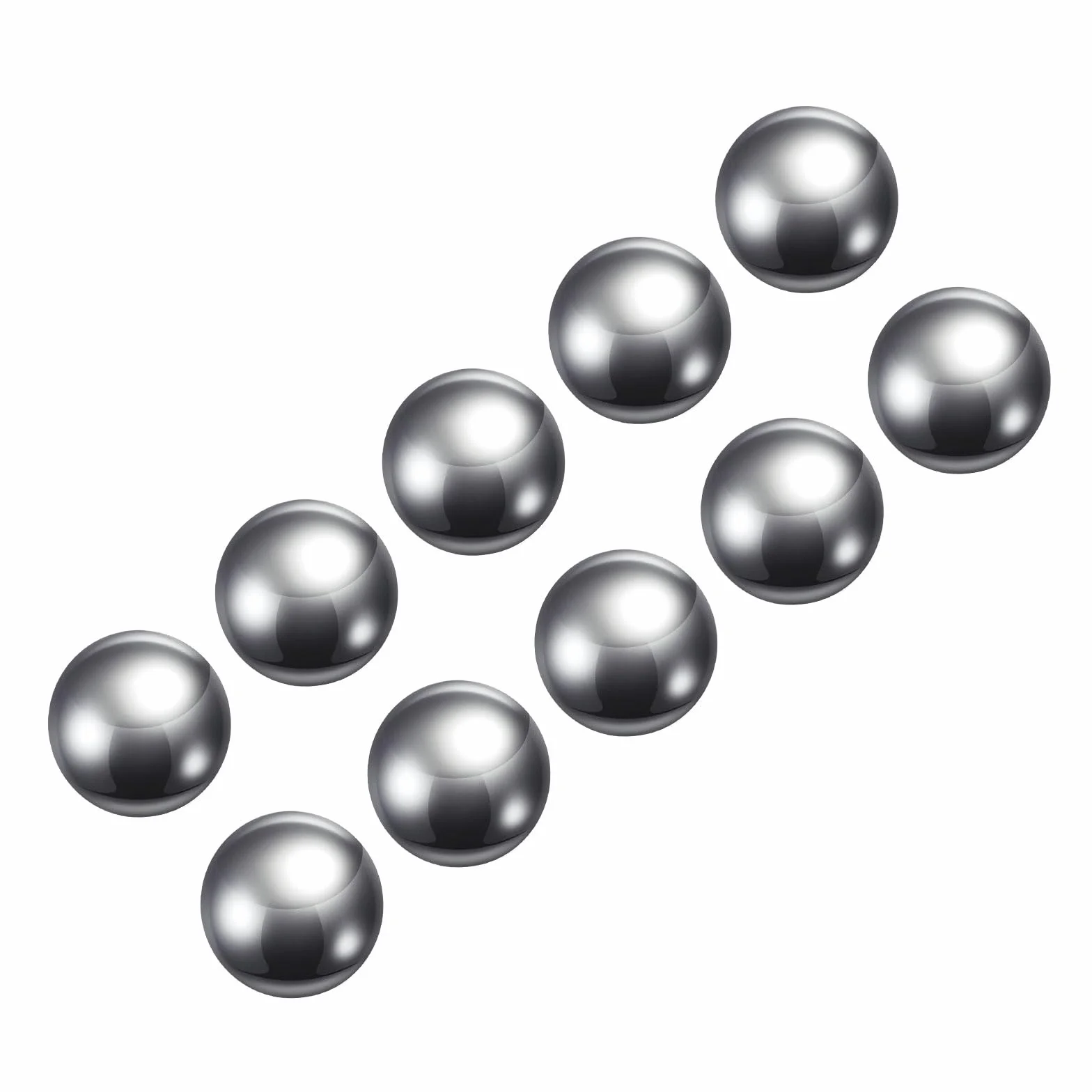 METALLIXITY Precision Balls G10 17mm 10pcs Cuscinetti A Sfera In Acciaio Cromato