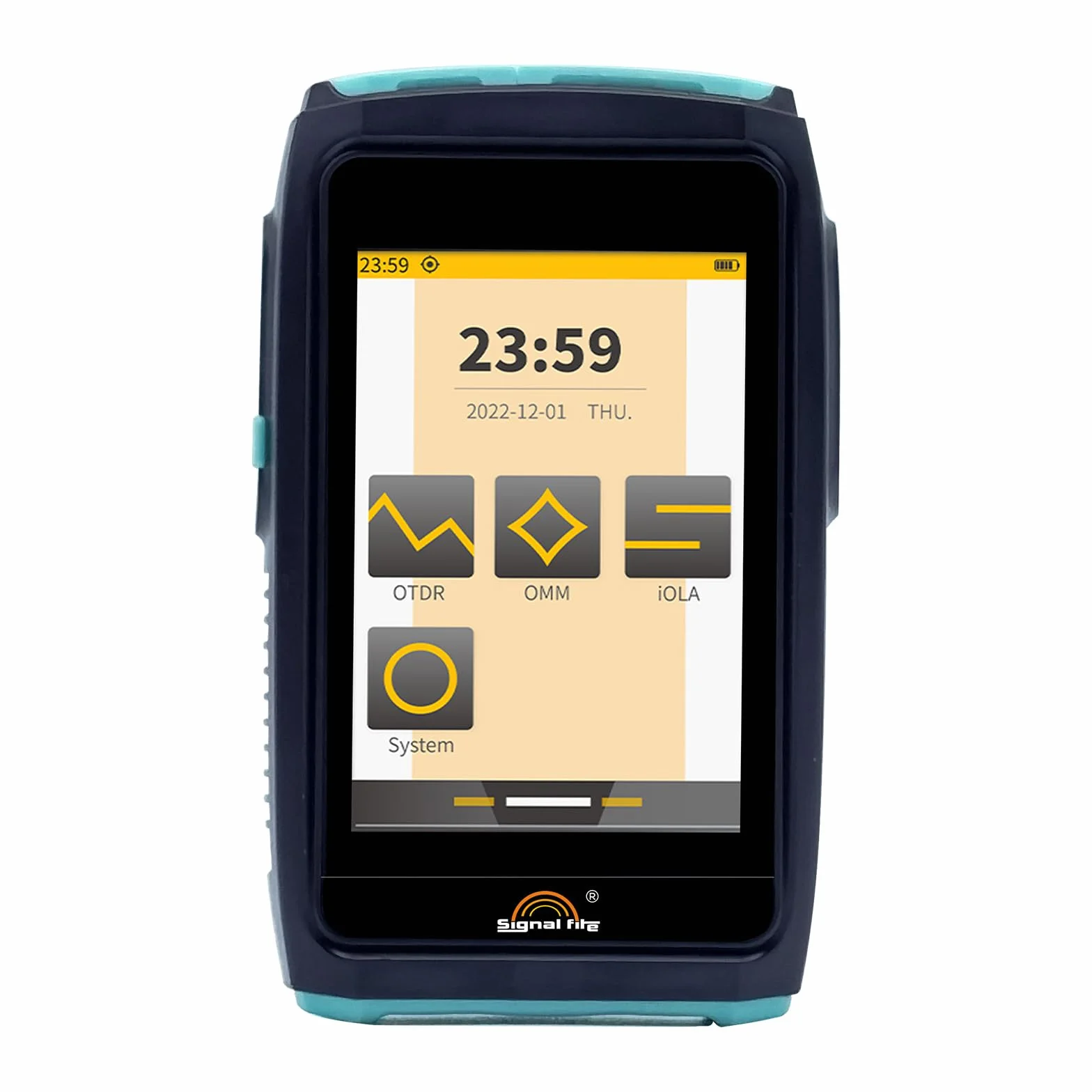 Signal fire Riflettometro ottico del dominio del tempo, 80km tester multifunzionale della fibra ottica OTDR 5 in 1 con SC testa quadrata(Doppia onda 1310/1550 con misurazione della luce