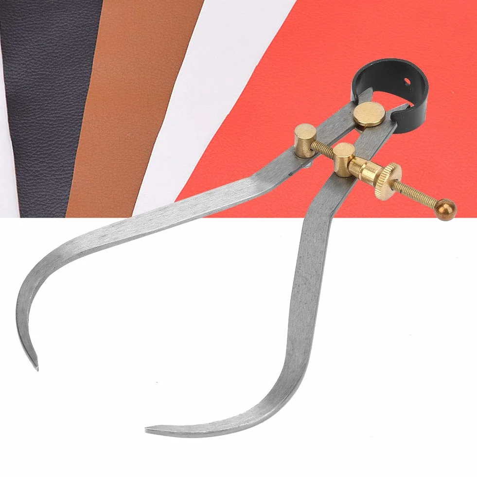 Calibro Esterno a Molla 190mm, Set Divisori per Pinza a Molla per Gambe Boomerang con Raccordo in Rame