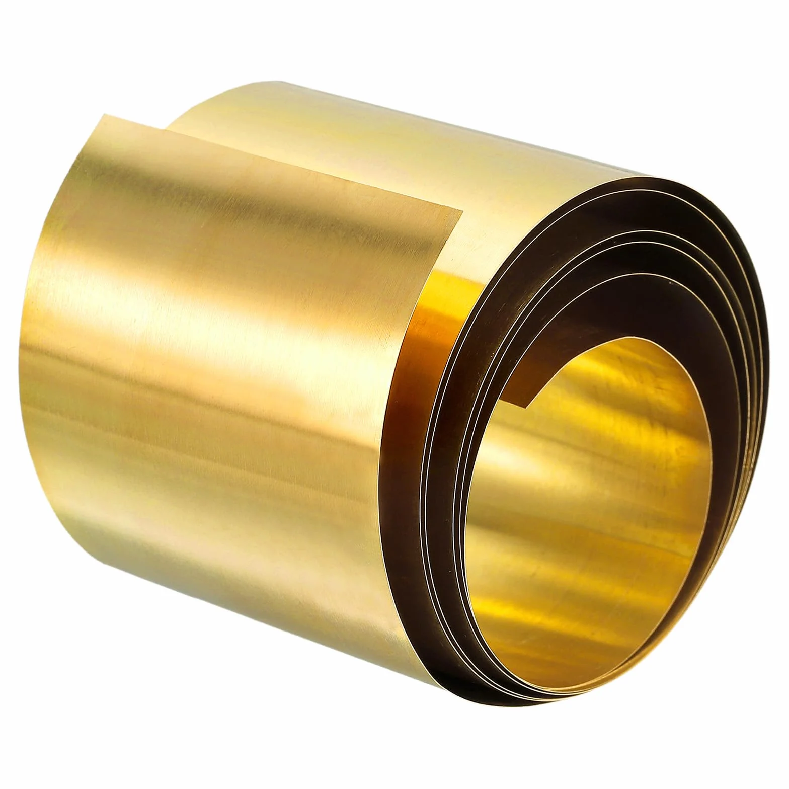 QUARKZMAN Ottone Foglio Rotolo, Metallo Lamina Piastra 1000mm x 60mm x 0,2mm Foglio di Ottone Piastra in Ottone Lamiera Sottile Fogli di Rame per Sbalzo