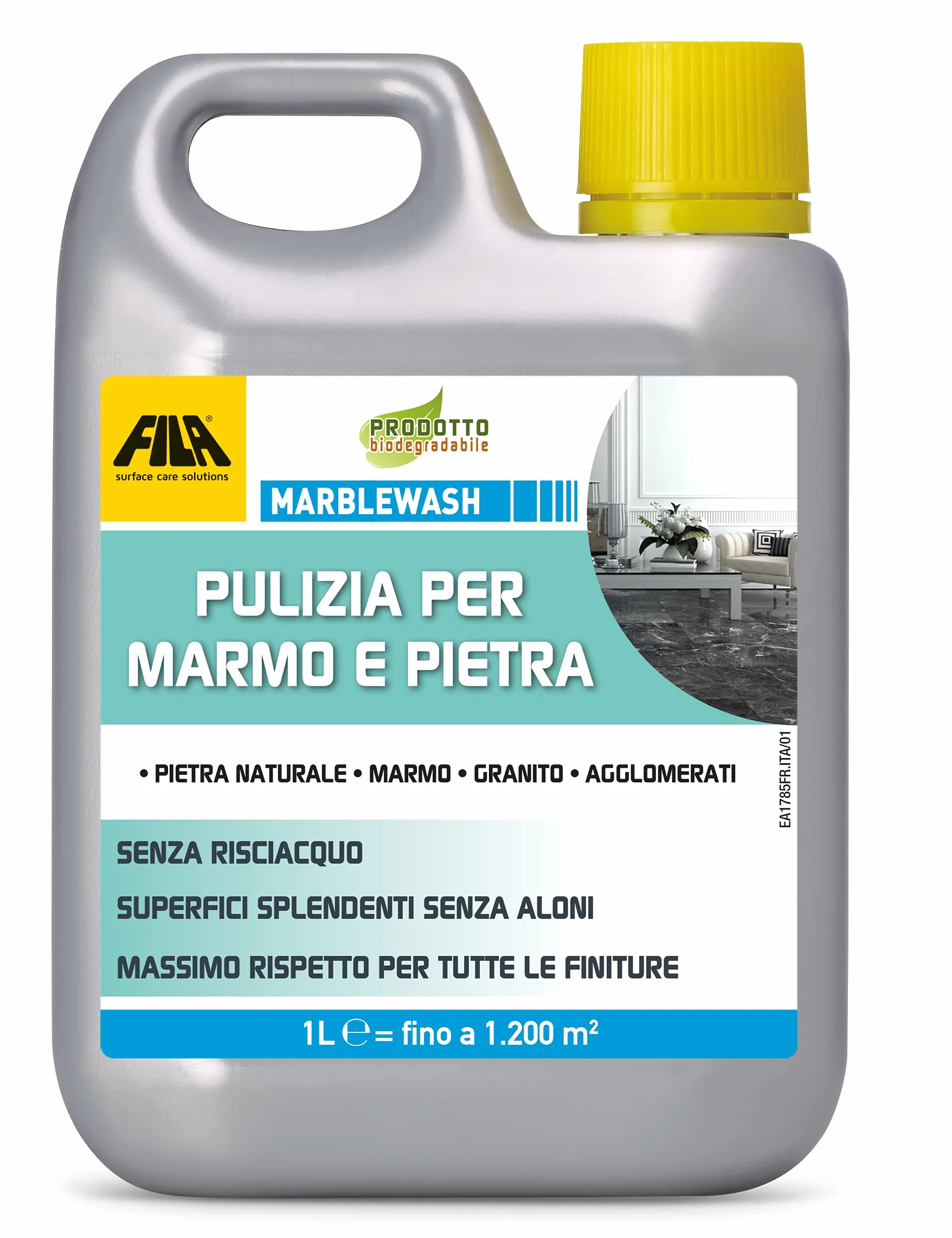 FILA MARBLEWASH Detergente per Marmo e Pietra senza Risciacquo 1L