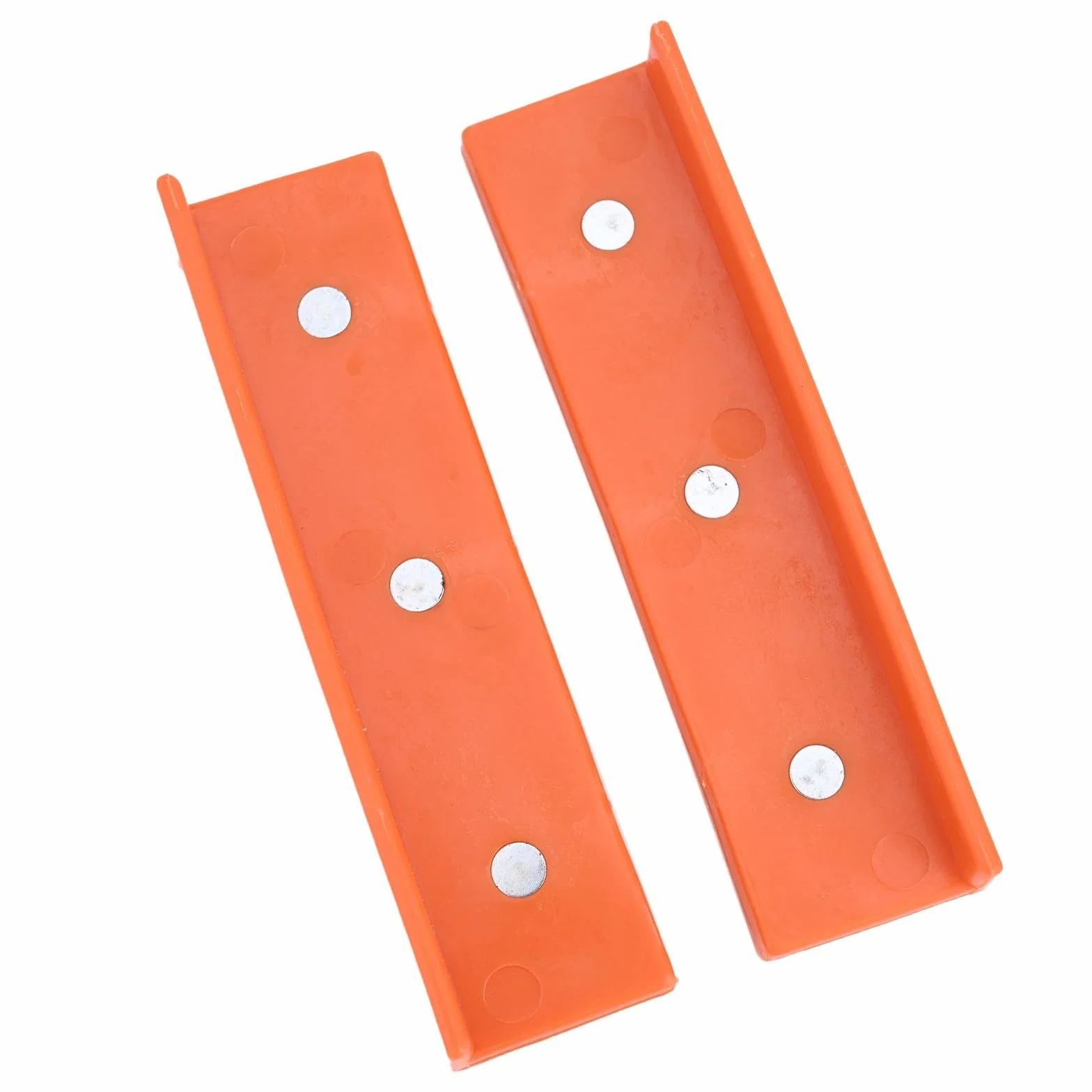 Ganasce magnetiche per morse 10,2 cm in gomma morbida arancione
