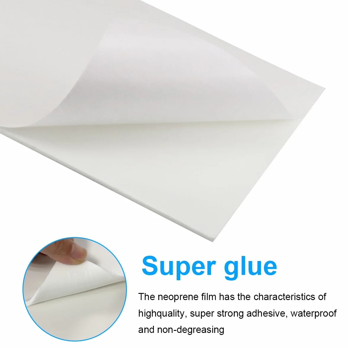 Rotolo di schiuma autoadesiva 300 mm x 12 mm x 1,5 m neoprene multifunzione antiscivolo protezione mobili