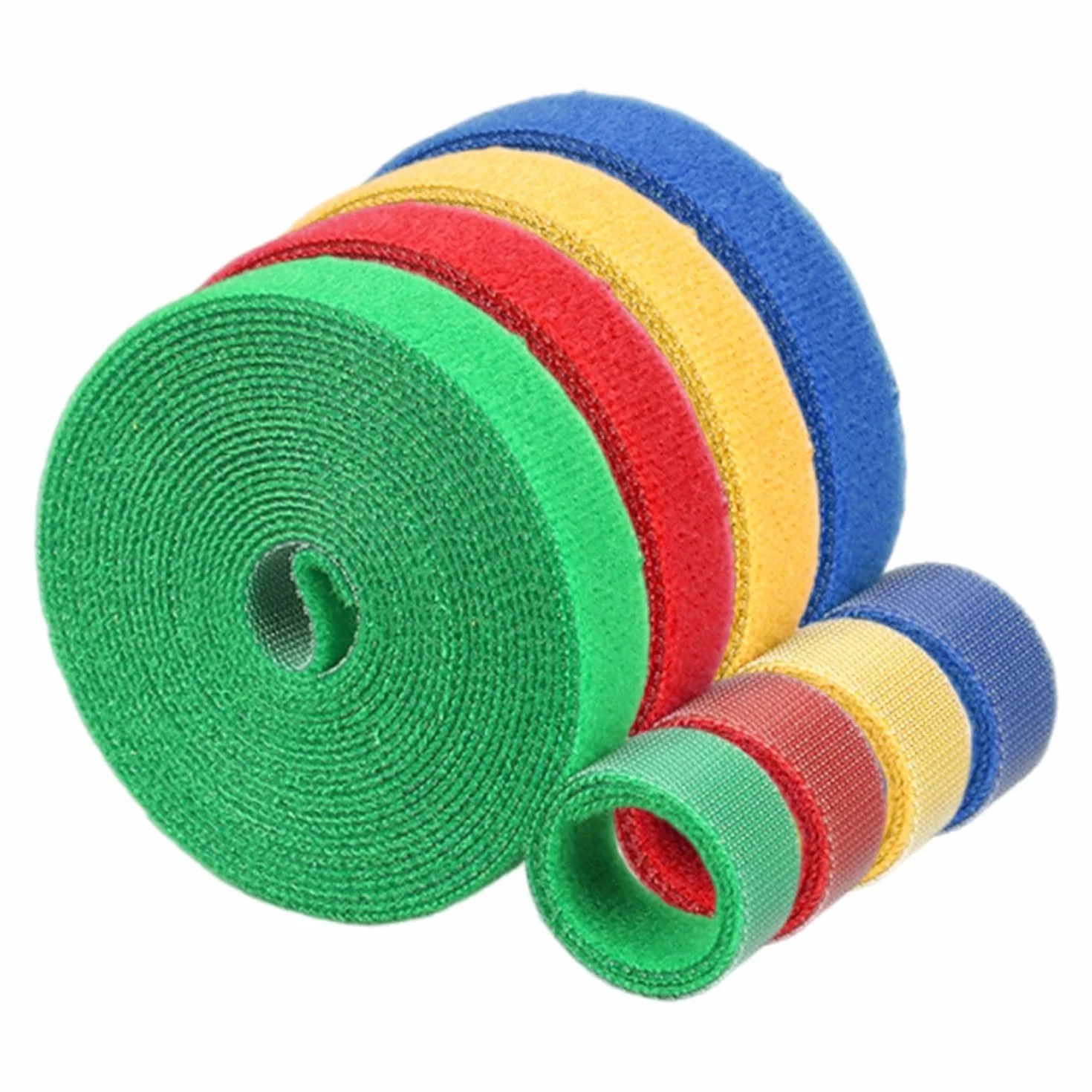 4 Rotoli Di Cinghie Di Fissaggio, Cinghie Di Fissaggio Multiuso, Cinghie Per Fissare Oggetti, Cinghie Di Fissaggio Riutilizzabili, Cinghie Di Fissaggio In Tessuto Di Nylon
