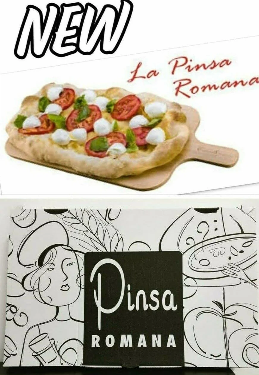 Pinsa Romana Scatole Pizza Asporto 36x23x4 Take Away Made Italy Bianco