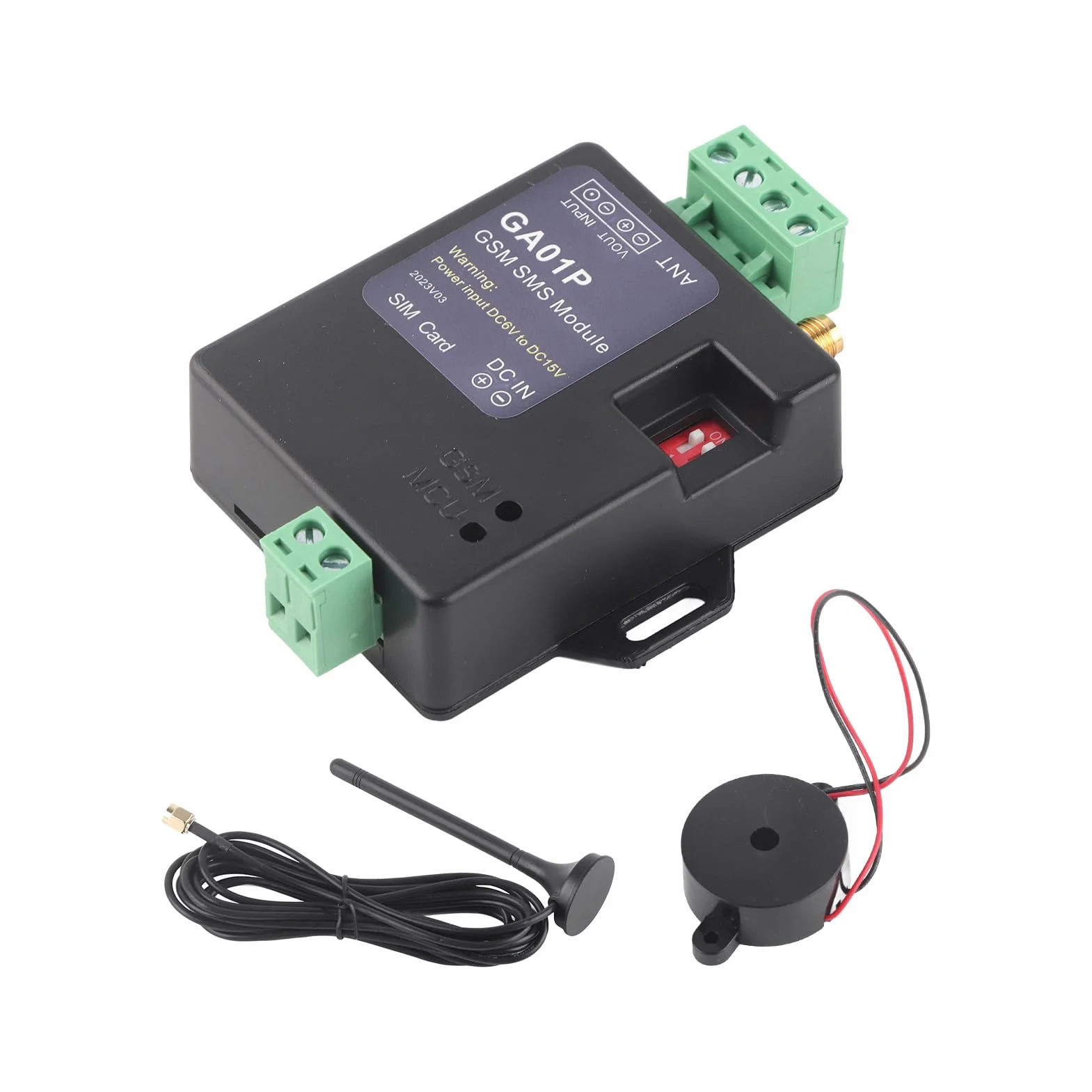 GA01P GSM Mini Smart Remote Avviso di interruzione di corrente ABS Plastica SMS Chiamata Allarme Sicurezza per Home Hotel Office Store