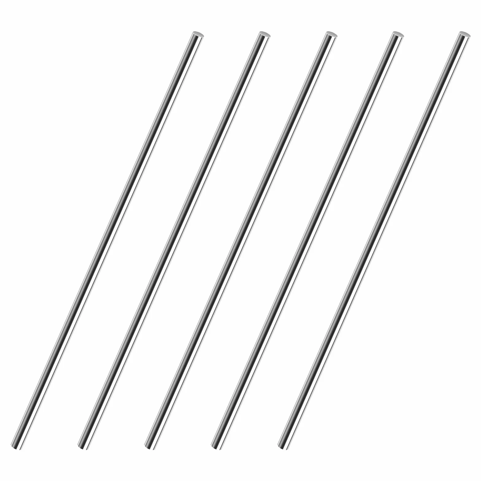 Aste Rotonde Acciaio Inox 304 Barra Solida 6mm x 300mm Tondino di Ferro per Fai da Te Artigianato Modellismo