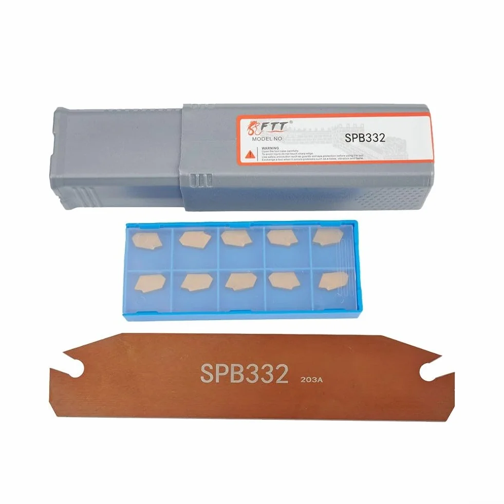 Portautensili per scanalatura SPB332 10 inserti carburo SP300 barra taglio 150 mm per SMBB1632/2032/2532